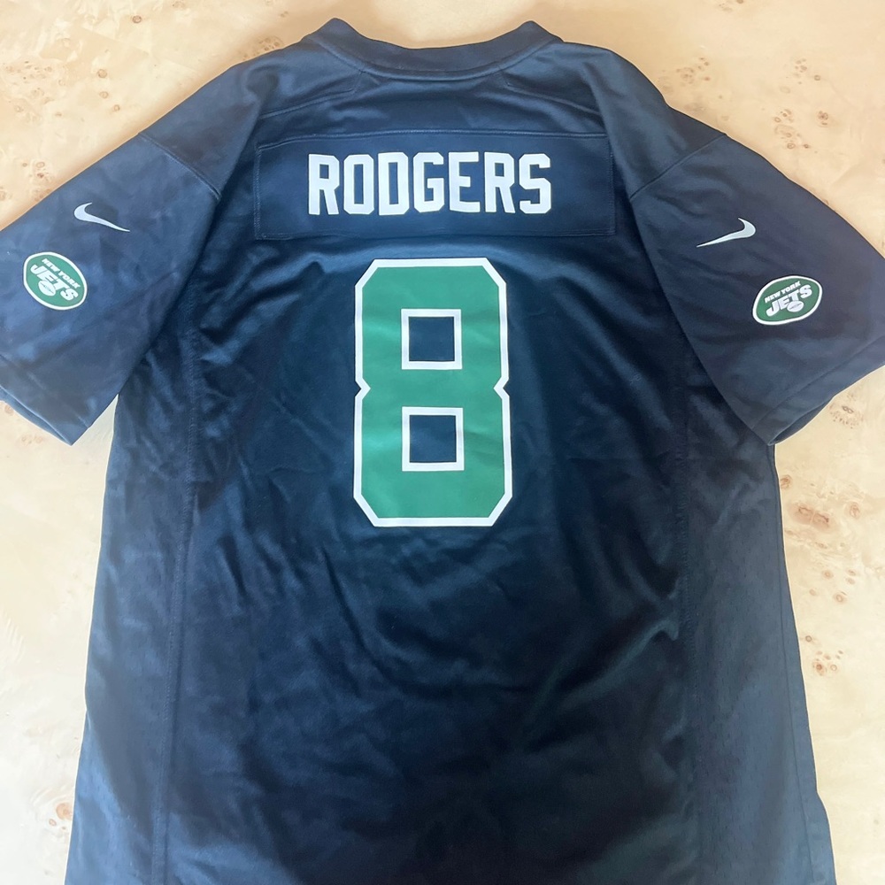 NFL Men's Navy and Green Jersey